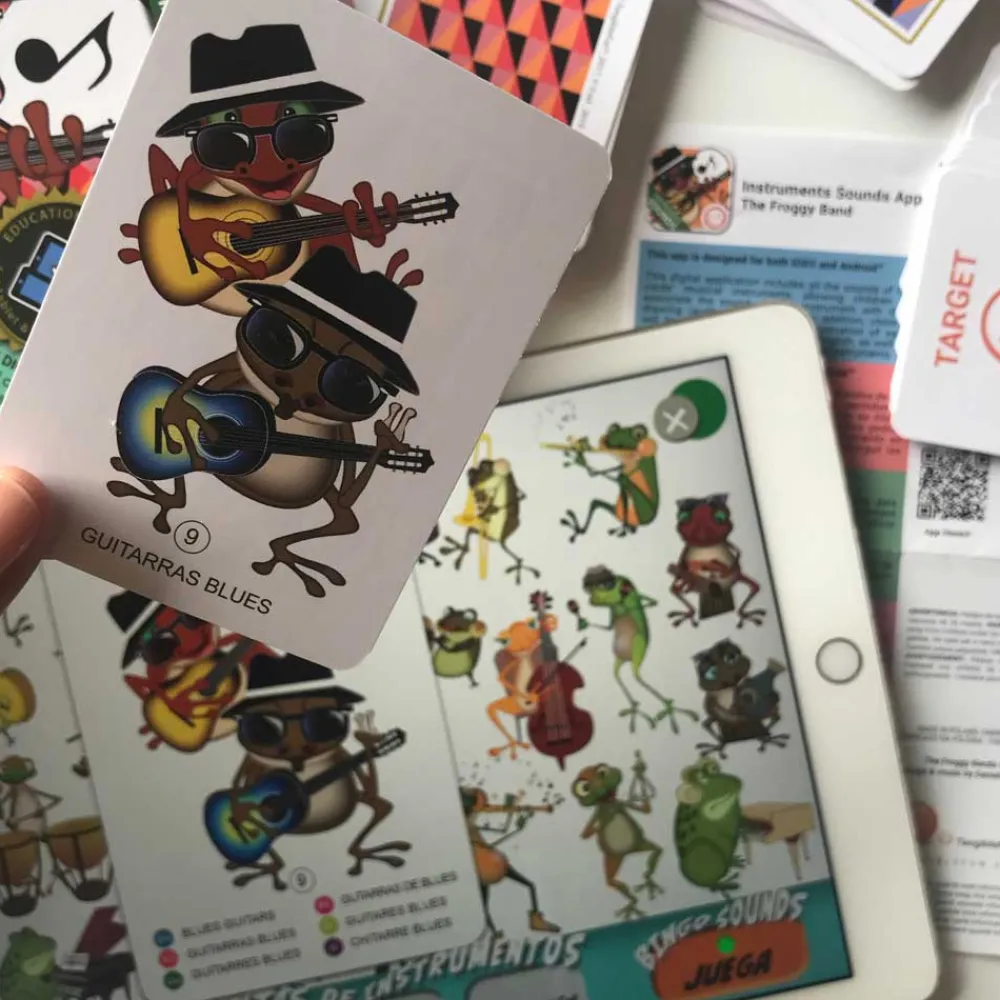 Discount TangibleFun The Froggy Bands - Juego de Cartas Educativo con App Interactiva