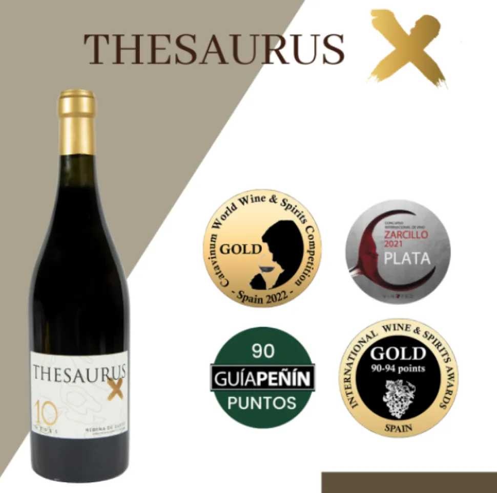 Thesaurus X 75 cl – vino solidario