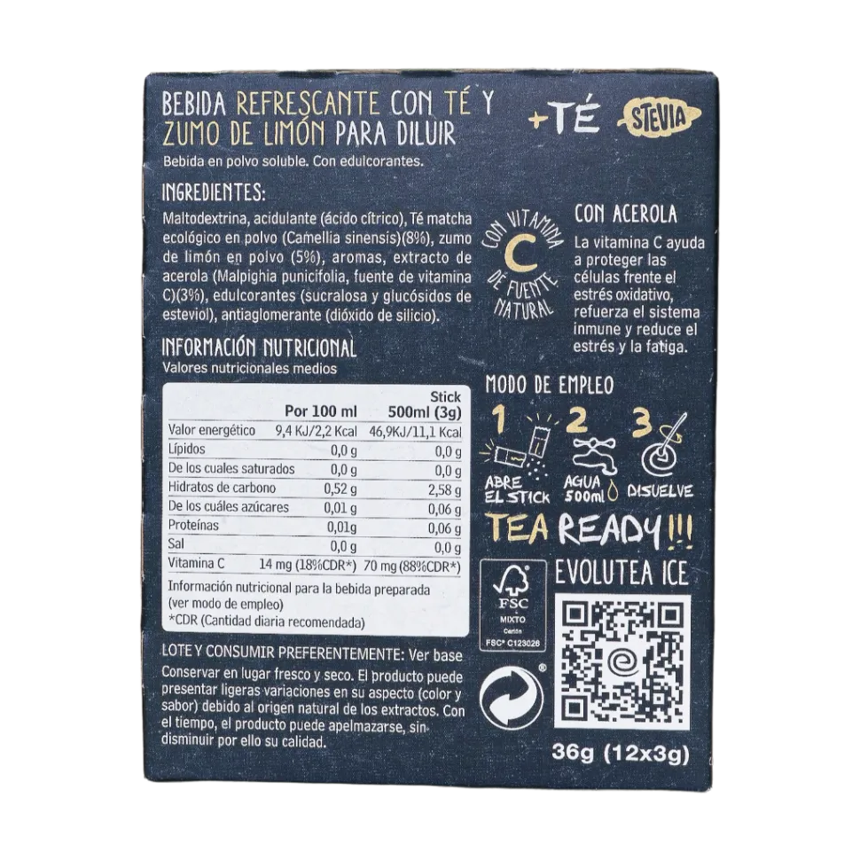 Té Matcha limón - 6 Litros