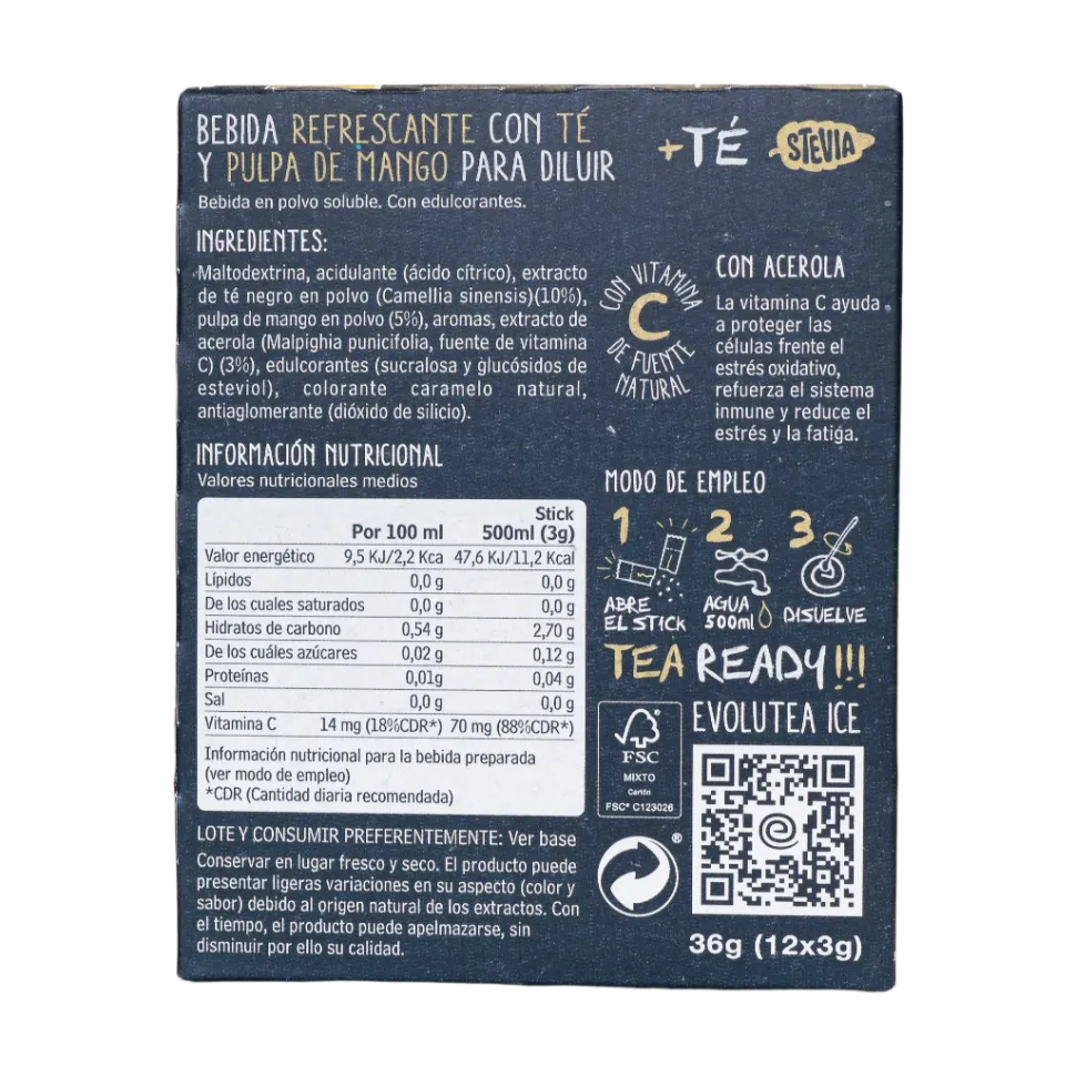 Té negro mango - 6 litros