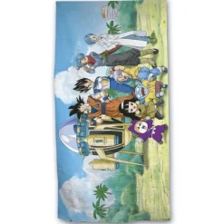 Toalla Playa o Piscina Algodón 100% Dragon Ball 140x70cm