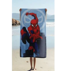 Outlet Aymax Toalla Playa o Piscina Microfibra Spiderman 140x70cm