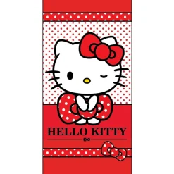 Toalla Playa o Piscina Microfibra Hello Kitty 140x70cm