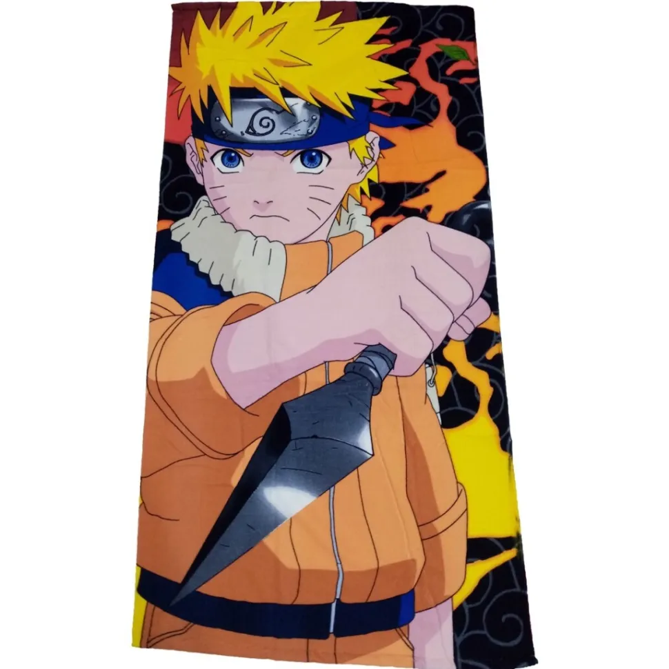 Toalla Playa o Piscina Microfibra Anime Naruto 140x70cm
