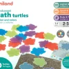 Tortugas translúcidas, posición y colores (Translucent Math Turtles)