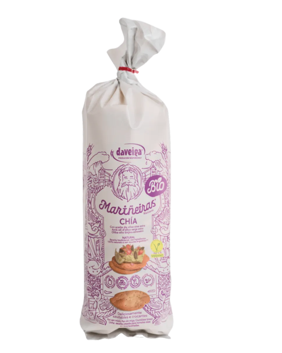 Tostas de pan con semillas de Chía Bio - Pack 10 x 180g
