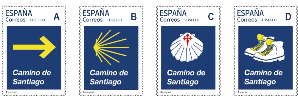 Hot Tusello Camino de Santiago 2026 | Las Botas del Peregrino | Tarifa D | Pack de 5
