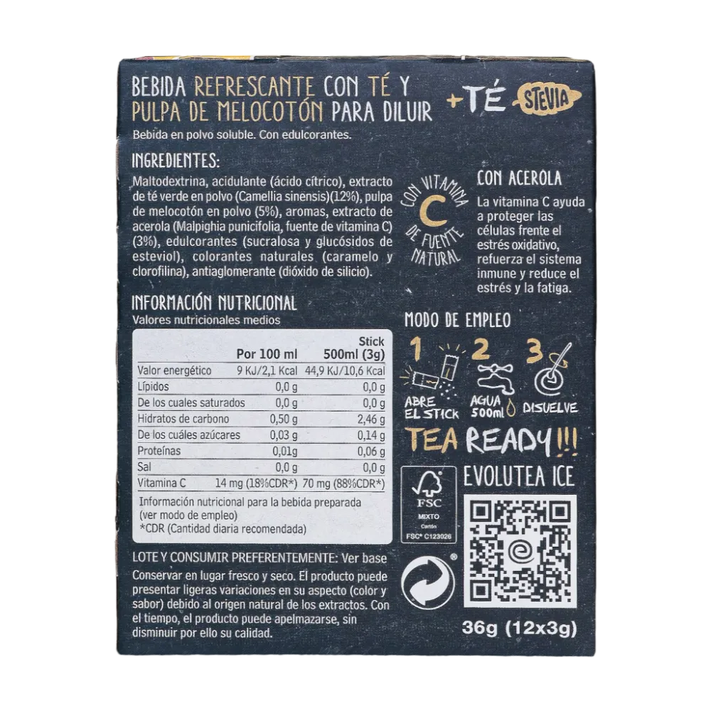Best Evolutea Ice Té verde melocotón
