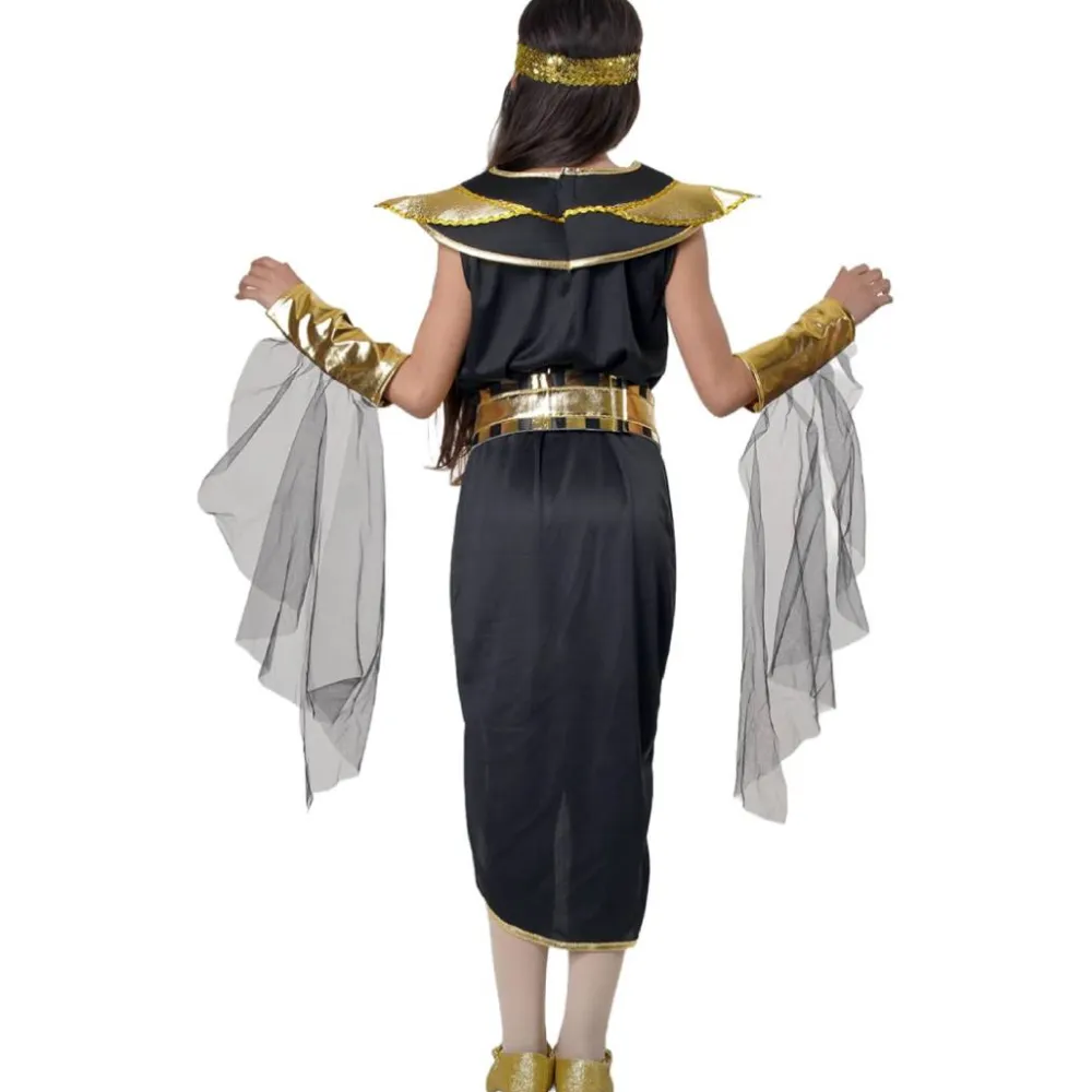 Discount Kebedo Moda Vestido de Princesa Egipcia para Niñas - Disfraz con Velos y Diadema