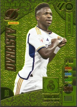 Vinicius Jr Vini Balon de Oro Dynasty 2024-25 cromo Panini Adrenalyn XL La Liga 24/25