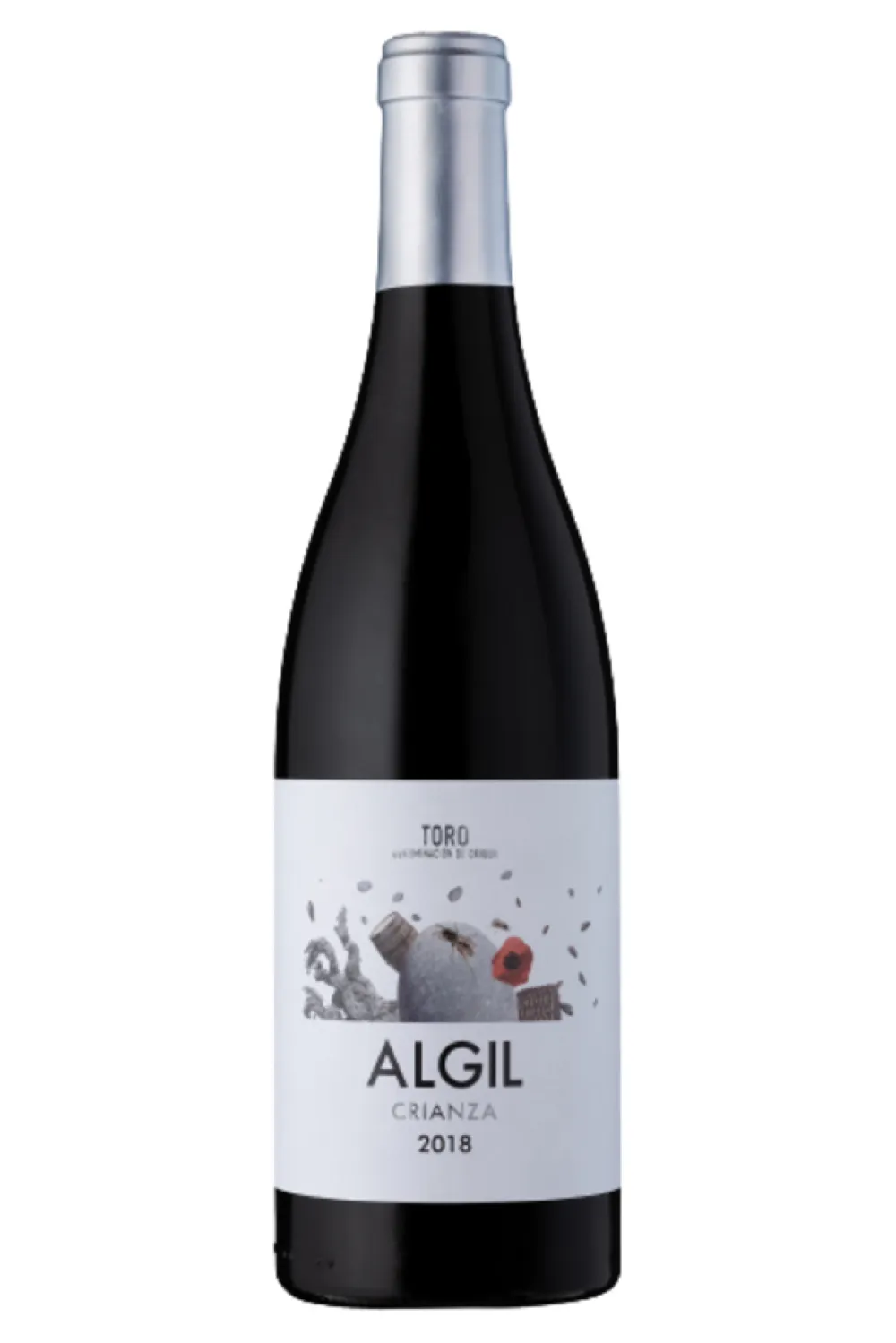 Online Algil Vino Tinto Crianza 2018, Pack de 3 botellas de 75cl