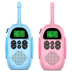 Klack Walkie Talkie Inalámbrico ® para niños y niñas, Recargable, Alcance hasta 3Km