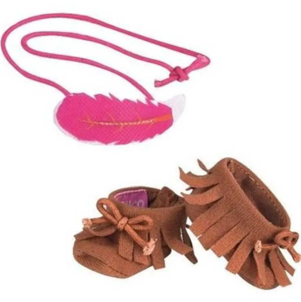 Discount Nenuco (Famosa) Zapatos Muñeco Nenuco Marrones con diadema
