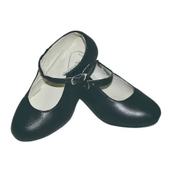 Online Disfraces Lucero Zapatos Sevillana lisos negros infantil